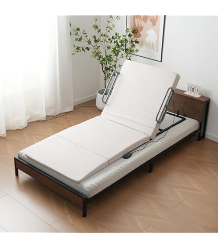 Amazon | 電動背上げ 高齢者用 家庭用ベッド 自動昇降マットレス 介護